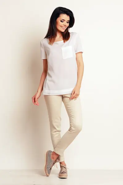 Infinite You Woman's Blouse M100 Ecru