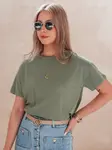 Dámske tričko FLORTA tmavozelené