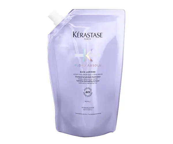 Rozjasňující šampon pro blond vlasy Kérastase Blond Absolu Bain Lumiére Refill - 500 ml, náhradní náplň + dárek zdarma