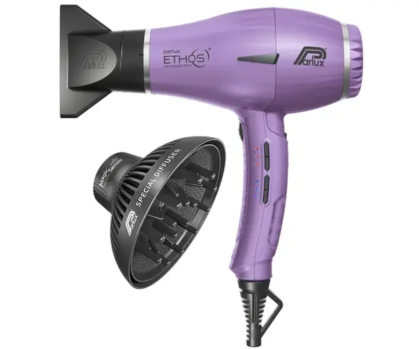 Profesionální fén na vlasy s difuzérem Parlux Ethos - 2300 W, fialový (P ALY-ES/5) + dárek zdarma