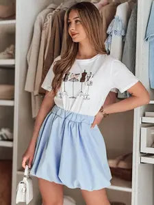 Dámska mini sukňa PUFFELLA modrá