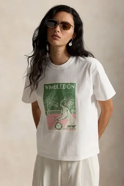 Polo Ralph Lauren tričko dámské bavlněné Wimbledon