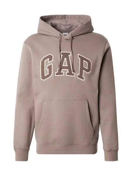 GAP Mikina 'HERITAGE'  krémová / hnedá / brokátová