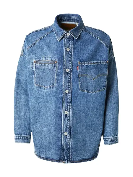 LEVI'S ® Prechodná bunda 'Twist Shacket'  modrá denim