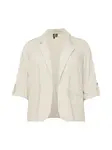 Vero Moda Curve Blejzer 'Jesmilo'  šedobiela