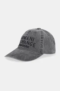 Armani Exchange  Bavlněná baseballová čepice