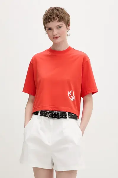 Karl Lagerfeld Jeans tričko s bavlnou