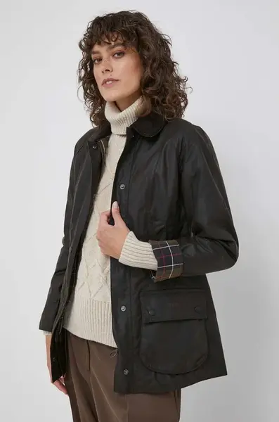 Bavlněná bunda Barbour Classic Beadnell Wax Jacket