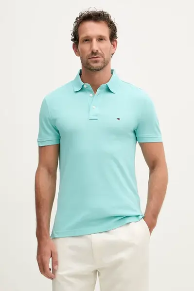 Tommy Hilfiger polo bavlněné s elastanem