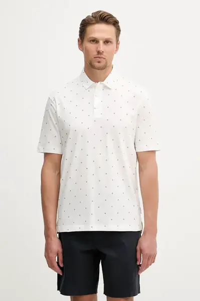 Armani Exchange polo pánské bavlněné
