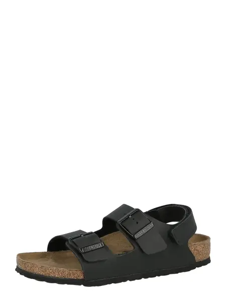 BIRKENSTOCK Otvorená obuv 'Milano'  čierna