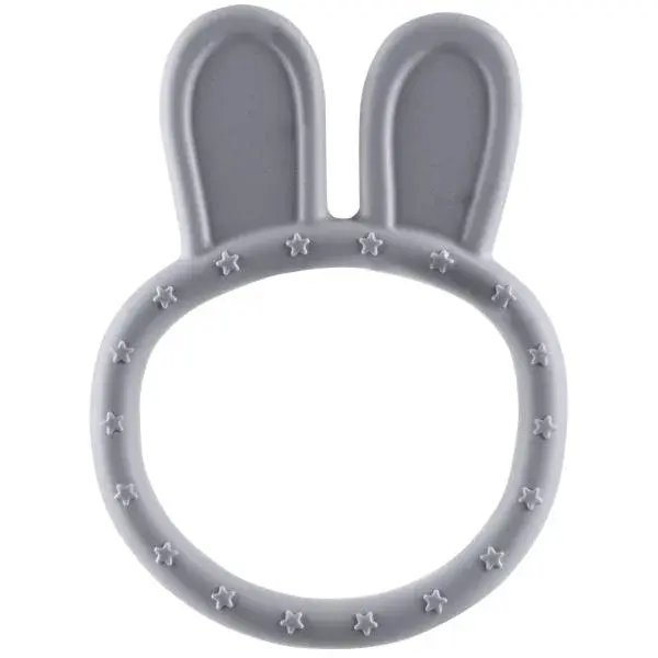 Silikonové kousátko Rabbit, Dove Grey