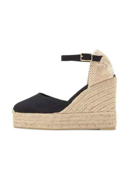 Castañer Espadrilky 'Carol'  čierna