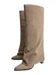 Bershka Čižmy  hnedá