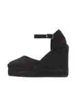 Castañer Espadrilky 'Carol'  čierna