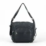 Dámský kožený kabelko/batoh tmavě modrý - Delami Kaliopi