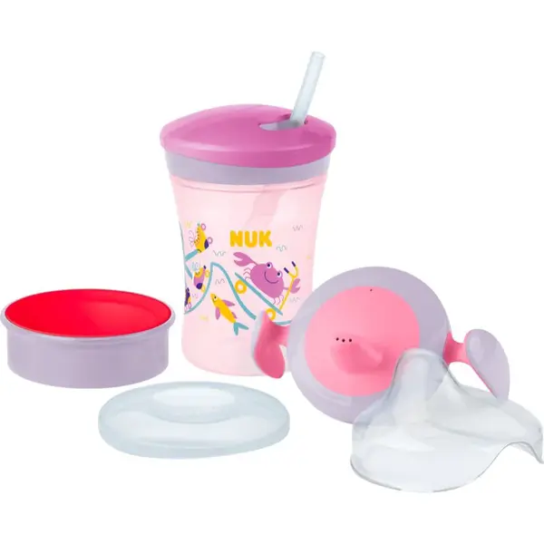 NUK Learn to Drink Set sada Girl