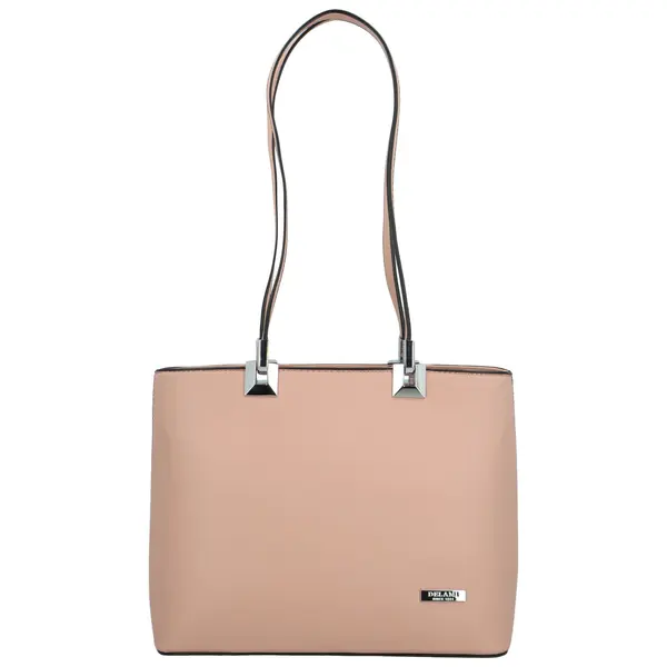 Dámská kabelka na rameno růžová - Delami Velvet Touch
