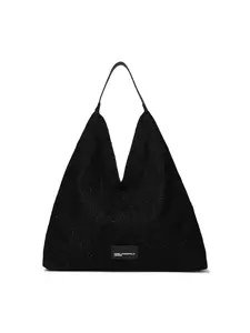 KARL LAGERFELD JEANS Shopper  čierny denim