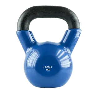 HMS Kettlebell pokrytý vinylem KN modrý - 4kg