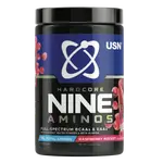 USN HardCore Nine Aminos 390g - malinová raketa