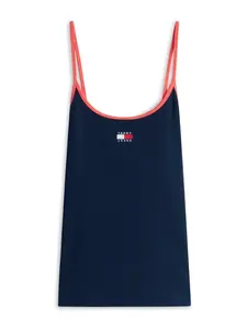 Tommy Jeans Top  námornícka modrá / červená / biela