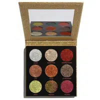 Revolution Zářící paletky třpytek (Pressed Glitter Palette) 9 x 1,2 g Illusion