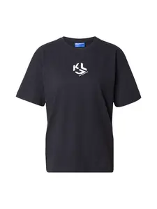 KARL LAGERFELD JEANS Tričko  čierna / biela