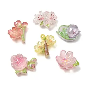 Plating Transparent Resin Cabochons