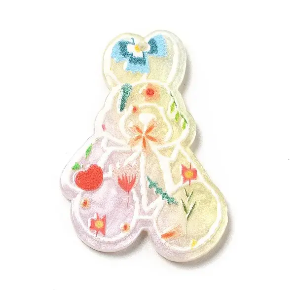Printed Opaque Acrylic Pendants