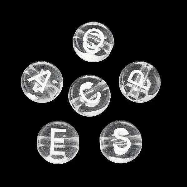 Transparent Acrylic European Beads