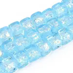 Handmade Foil Glass Beads Strands