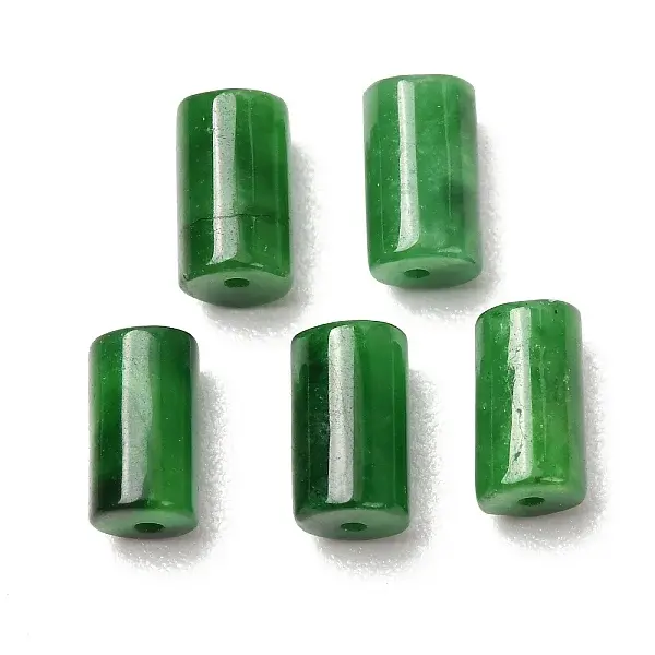 Natural Myanmar Jade Dyed Beads