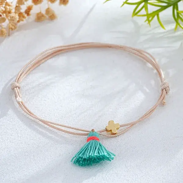 Cotton Tassels Charm Bracelets
