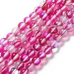 Synthetic Moonstone Beads Strands