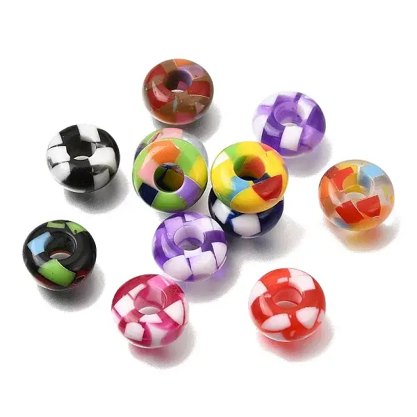 Opaque Resin European Beads