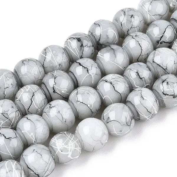 Drawbench Glass Round Beads