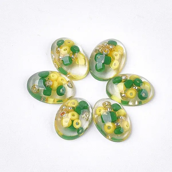 Transparent Resin Cabochons