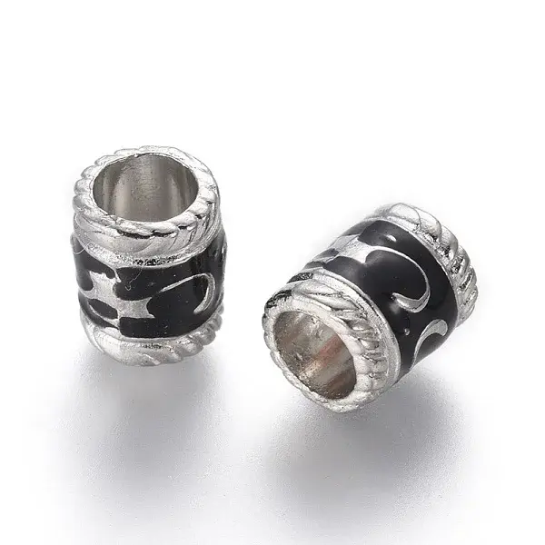 Enamel Alloy European Beads