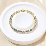 Brass Enamel Link & Charm Bracelets