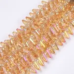 Electroplate Glass Beads Strands