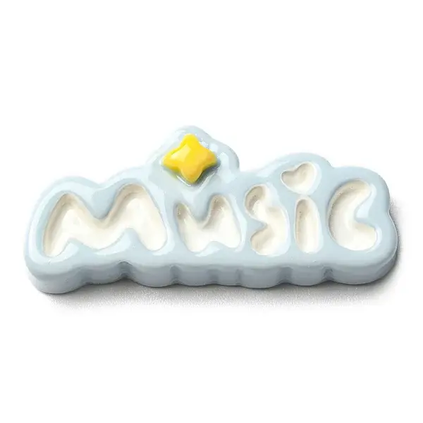 Musical Theme Opaque Resin Cabochons
