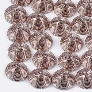 Polyester Thread Fabric Cabochons