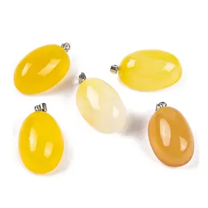 Natural Agate Dyed Pendants