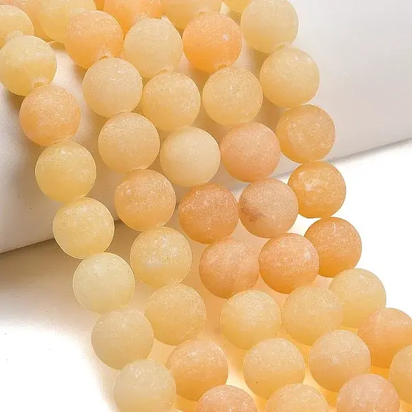 Natural Yellow Calcite Beads Strands