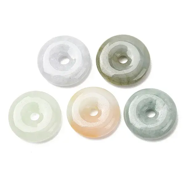Dyed Natural Myanmar Jade Pendants