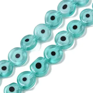 Handmade Evil Eye Lampwork Beads Strands