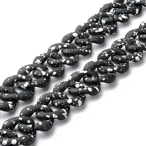 Spray Painted CCB Plastic Curb Chains