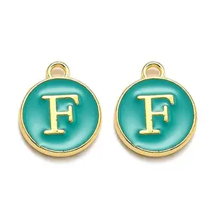 Golden Plated Alloy Enamel Charms