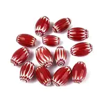 Handmade Millefiori Glass Barrel Beads